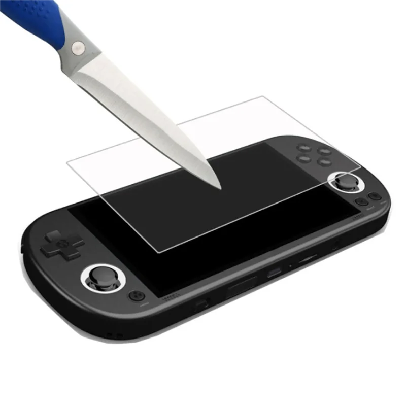 CABE-For Trimui Smart Pro وحدات التحكم بالألعاب 9H الزجاج المقسى فيلم المضادة للخدش HD واقي للشاشة طبقة رقيقة زجاجية واقية