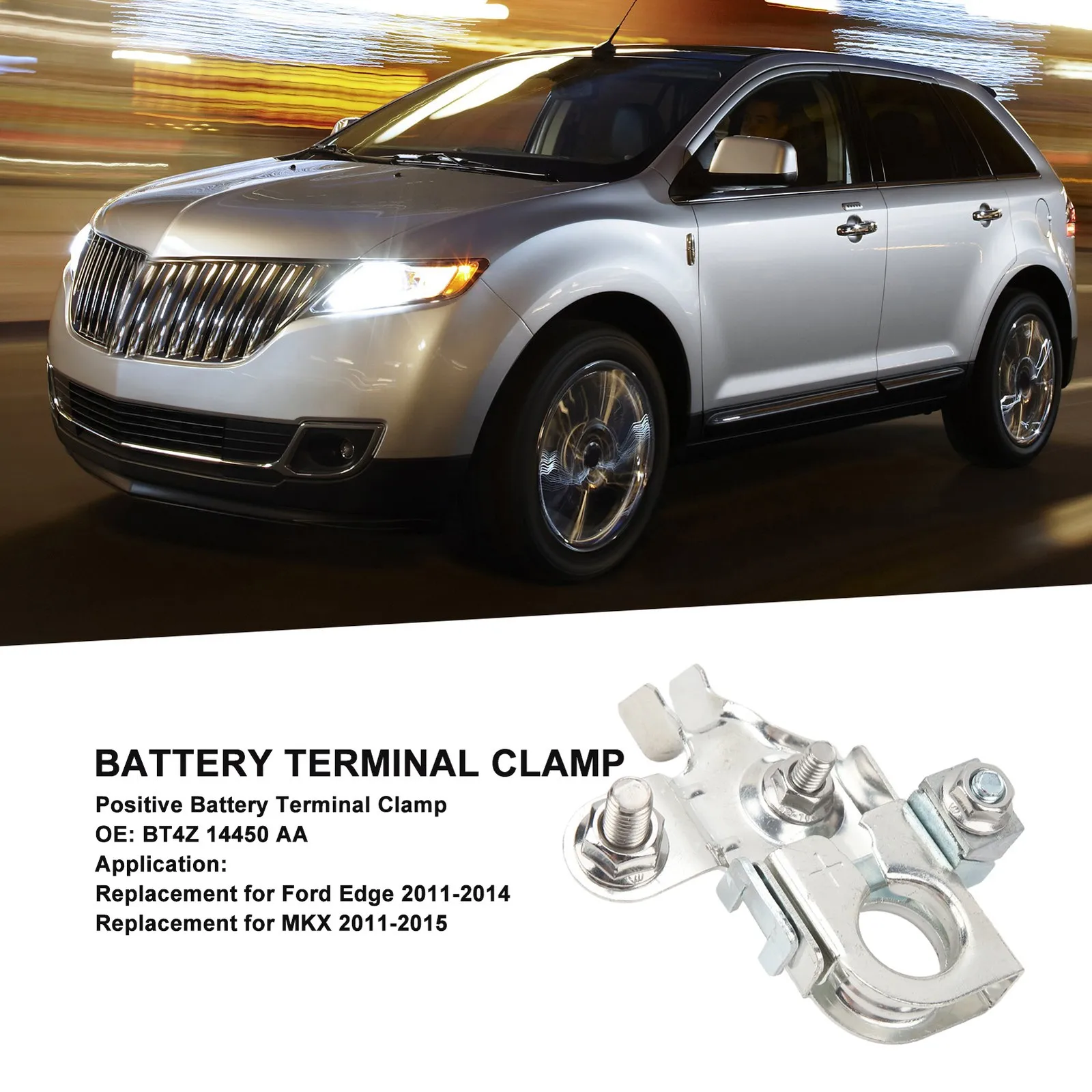 

1 шт. зажим кабеля положительной батареи для Ford Edge MKX BT4Z-14450-AA 2011-2015 гг.