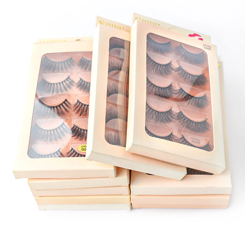 

Wholesale 2/5/10/50Boxes 3d Mink Eyelashes Natural False Eyelashes Mink Lashes Make Up False Lashes Wholesale Eyelash Extension