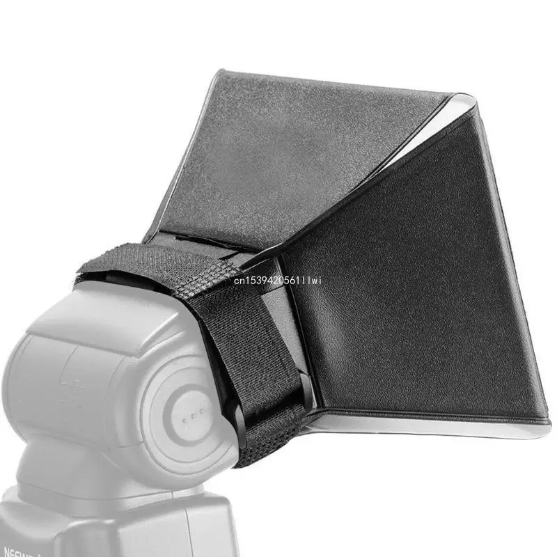 Mini Photo Diffuser Round Square Soft Light Box for Nikon for Sony Camera Dropship