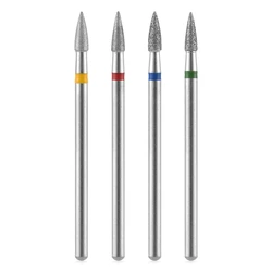 1Pc Professional Nail Drill Bit Flame Bullet Milling Cutter Pedicure Remover Gel Polish Cuticle Clean Buffer Tips for Nail Drill