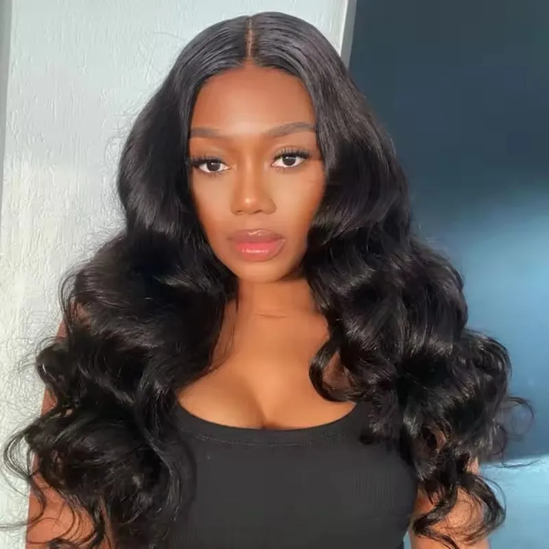 Body Wave Glueless Wig Human Hair Ready to Wear 13x4 13x6 HD  Lace Front Wig Pre Plucked 4x4 Lace Closure Wigs For Women