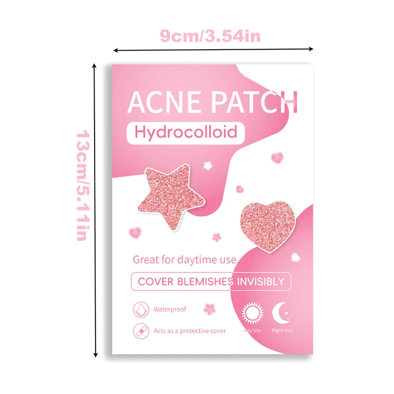 156/276 قطعة لطيف الوردي على شكل قلب بثرة بقع للمراهقين الفتيات إخفاء اندلاع حب الشباب Zit ملصقات أدوات العناية بالوجه #6