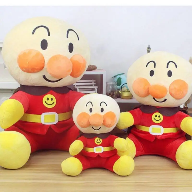 

Approximately 40Cm Anpanman Smile Sitting Posture Fill Plump Plush Toy Sofa Bed Decoration Ornament Doll Boy's Birthday Gift
