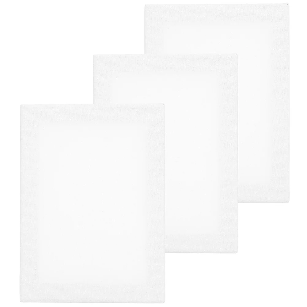 3Pcs Oil Painting Board Cloth Canvas Multi-Function Painting Panels for Beginners Acrylic Sketch Art Student Board