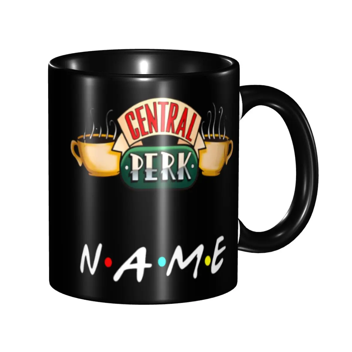 

Friends TV Custom Name Mugs Custom Ceramic Coffee Mug Cup Creative Present