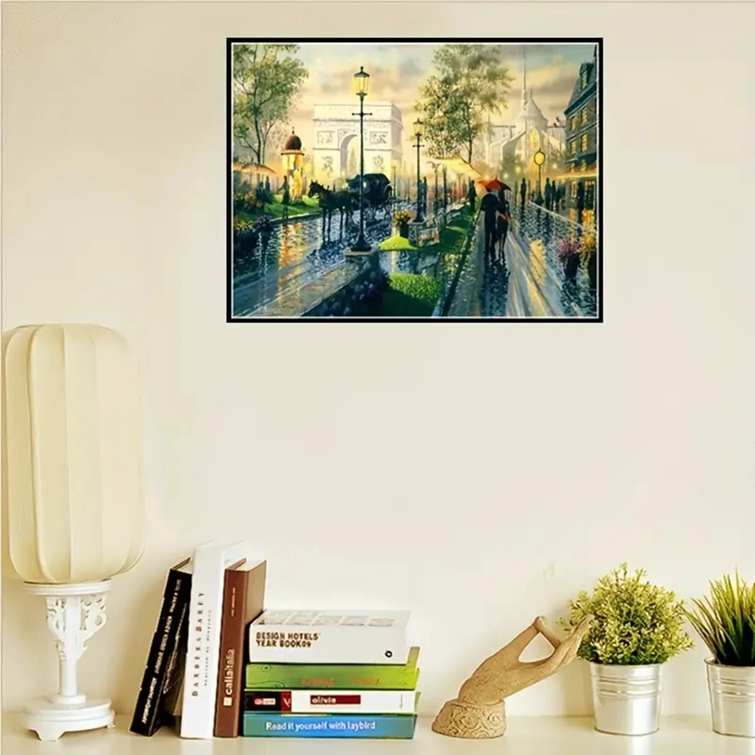 YI BRIGH NEW Hot Sale 5D Dynamic Diamond Painting City Street Full Square/Round Diamond DIY Handmade Wall Decorative