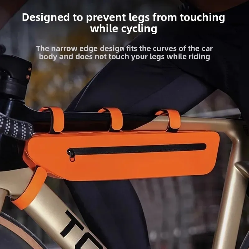 Bicycle Bag Front Beam Bag Upper Tube Waterproof Head Narrow Mountain Road Bike Saddle Bag Riding Accessories