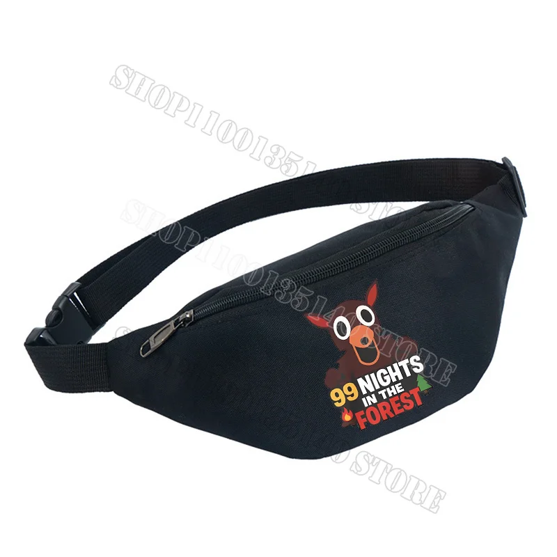 99 ليال في الغابات الخصر حقيبة الرجال الفتيان مقاوم للماء أكياس الصدر الرعب الغزلان الرياضة السفر المحمولة حقيبة جيب حزمة حقيبة كروسبودي