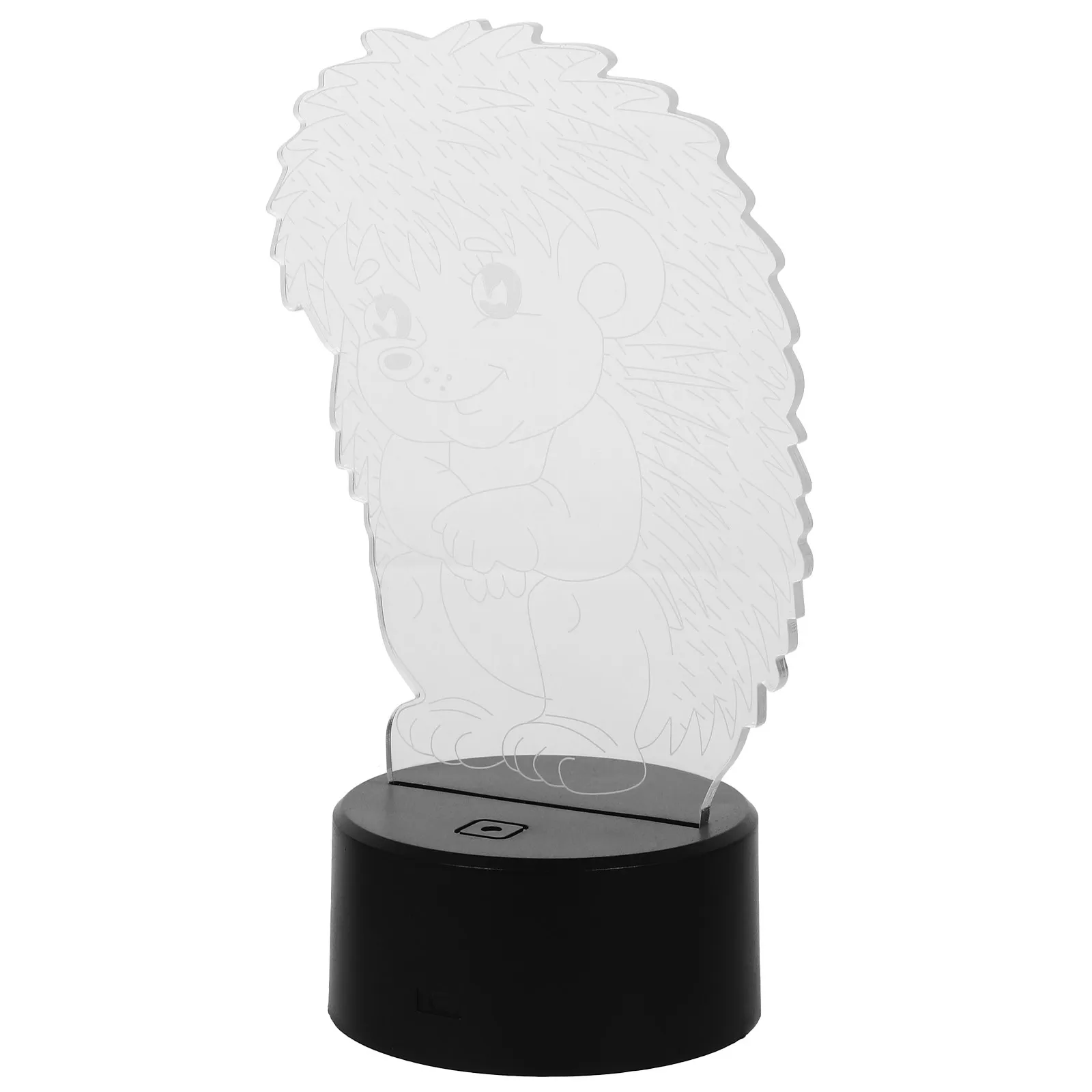 

3D-светильник «Ежик» с LED-подсветкой, сенсорным управлением, настольная лампа для спальни, гостиной, бара, кафе, декор, подарок на день рождения