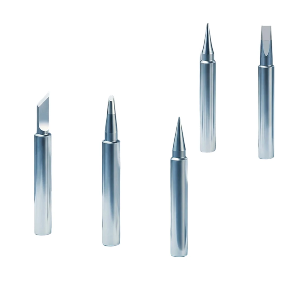1pc 980-T-I/B/K/BC/D Copper Soldering Iron Tip Hot Bare Copper Electric Iron Tip Welding Head For Fast Heating Antioxidant Parts