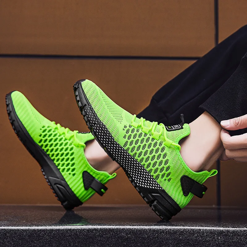 أحذية رياضية رجالية عالية الجودة قابلة للتنفس موضة الصالة الرياضية خفيفة غير رسمية للمشي مقاس كبير أحذية 2025 للرجال Zapatillas Hombre