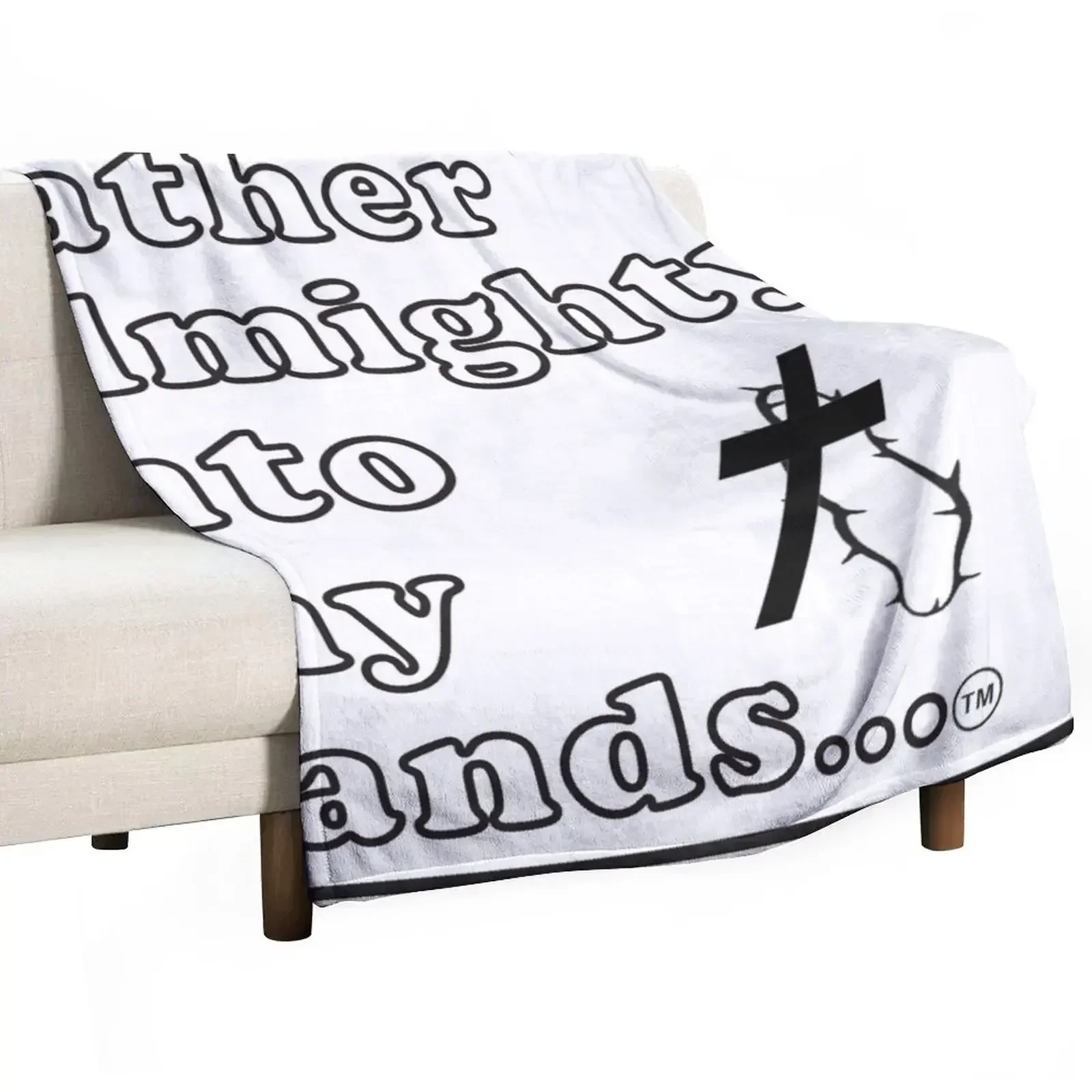 Witimagine FAITH Apparels - Logo - Back-White #1 Throw Blanket anime Thins decorative Blankets