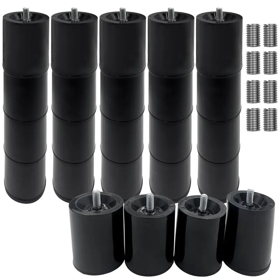 

Дюймовые 6-комп. регулируемые опорные ножки для каркаса кровати, совместимые с резьбой M8 M10, замена ножек для дивана, мебели