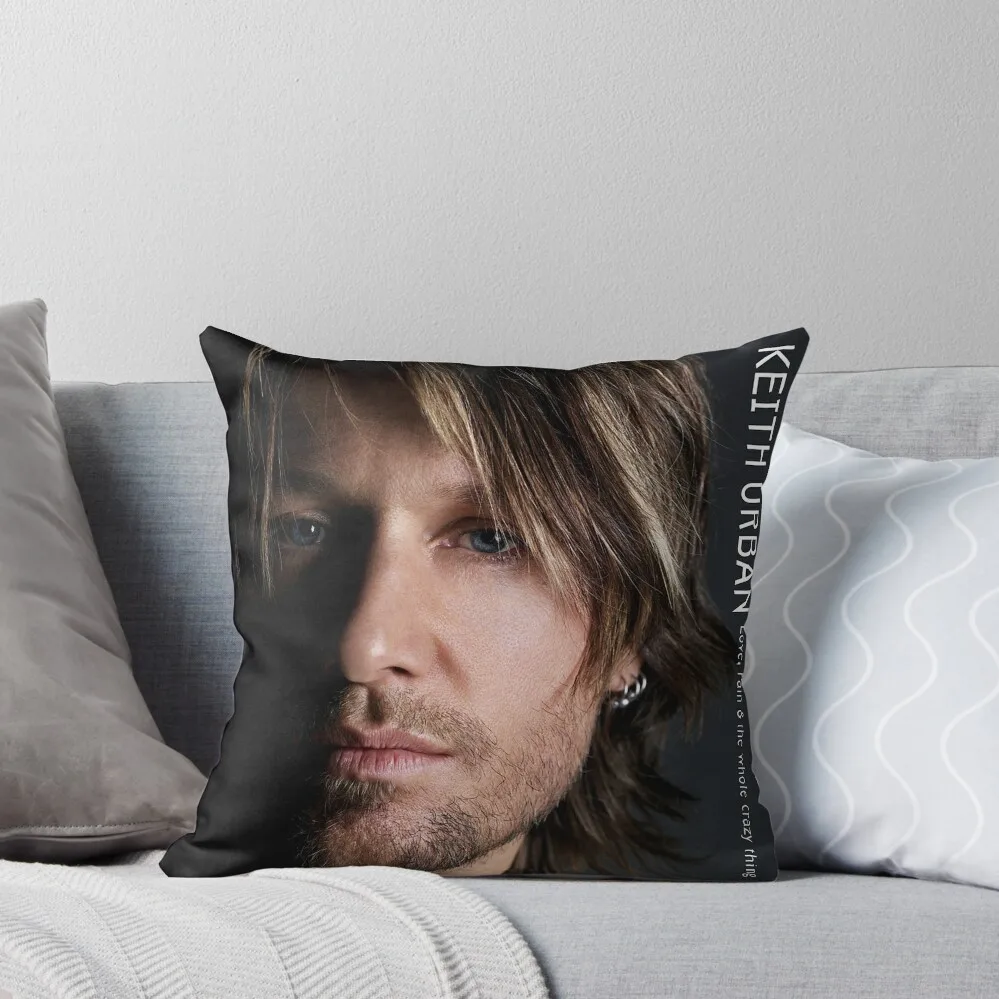 

Keith Urban Love pain the whole crazy thing Throw Pillow Room decorating items Christmas Pillow Covers autumn pillowcase pillow