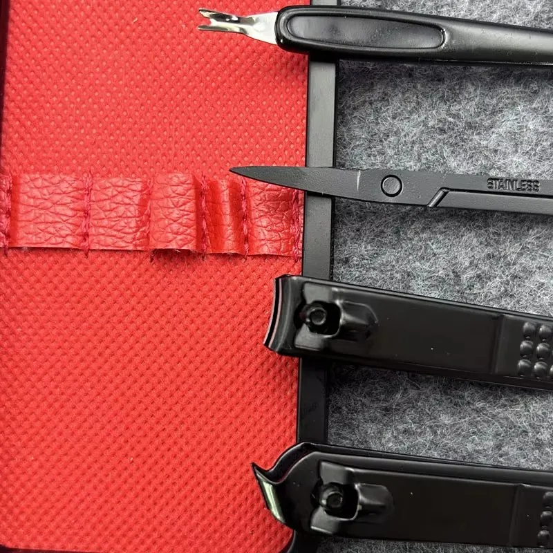 1 Set Nagelknipser Maniküre Edelstahl Maniküre Kit Nagel Set mit Box Schneider Pflege Kit Schönheit Werkzeuge Werkzeuge Tragbare Groomin