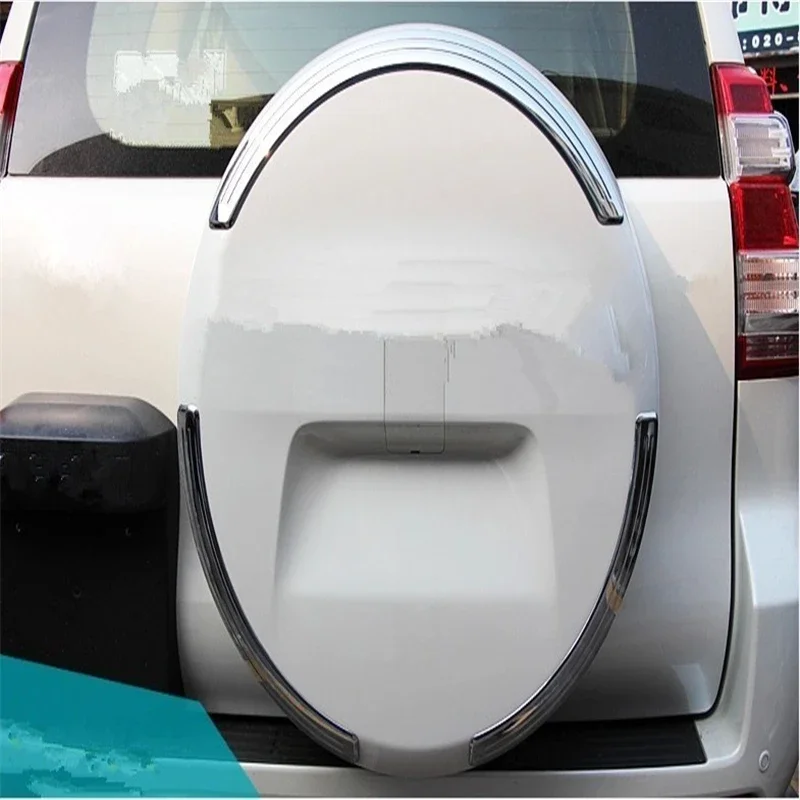 

WELKINRY For Toyota Land Cruiser LC Prado J150 4th Generation 2009-2021 Car Tail Rear Door Gate Spare Tire Wheel Cover Trim