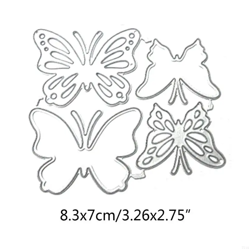 77JA para cortes matriz metal 4 piezas para troqueles corte combinación mariposas