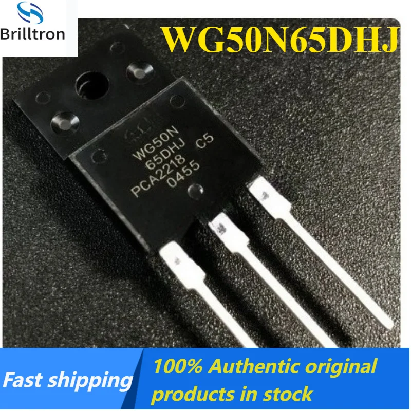 10-30PCS New WG50N65DHJ 50A650V TO-3PF Large Molded IGBT Field-Effect Transistor Brand New, Original Stock, Fast Shipping.