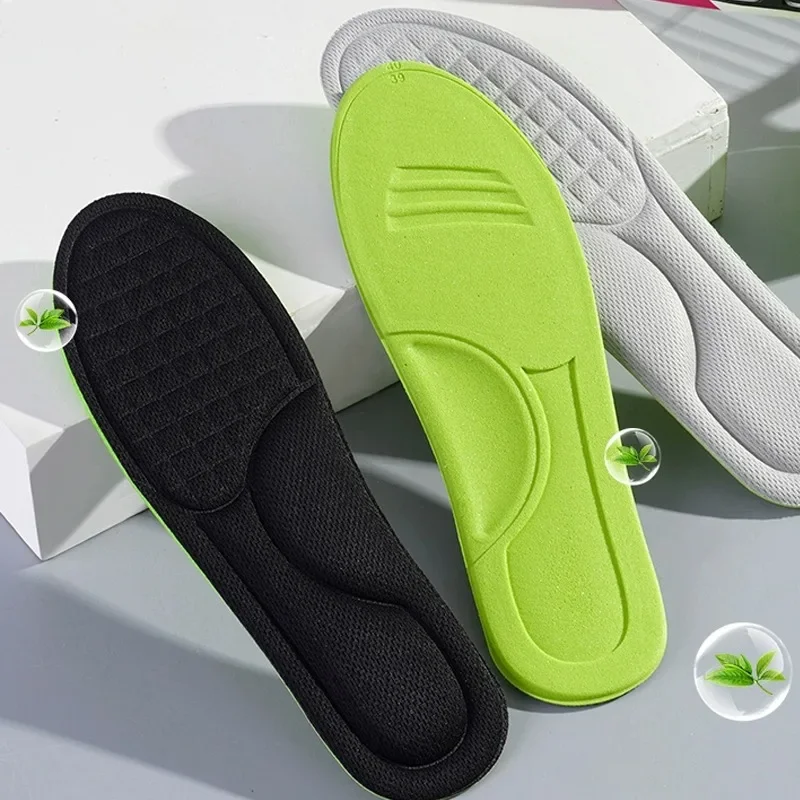 2/20pcs Soft Unisex Memory Foam Orthopedic Insoles Deodorizing Insole Shoes Sports Absorbs Sweat Antibacterial Shoe Accessories image 5
