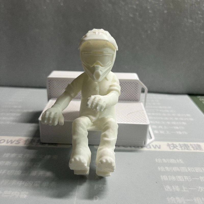 Figurka kierowcy modelu samochodu symulacyjnego do samochodów RC Crawler w skali 1/10 1/8 TRX4 Defender AXIAL SCX10 RC4WD D90 TRX6 MK07 Tank 300 VP Parts