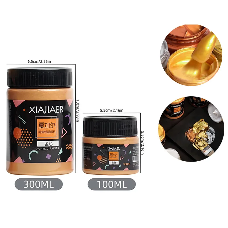 xiajiaer Bottled Acrylic Paint Art Wall Painting Diy Creative Acrylic Is Suitable for Art Classes Art Studios Etc