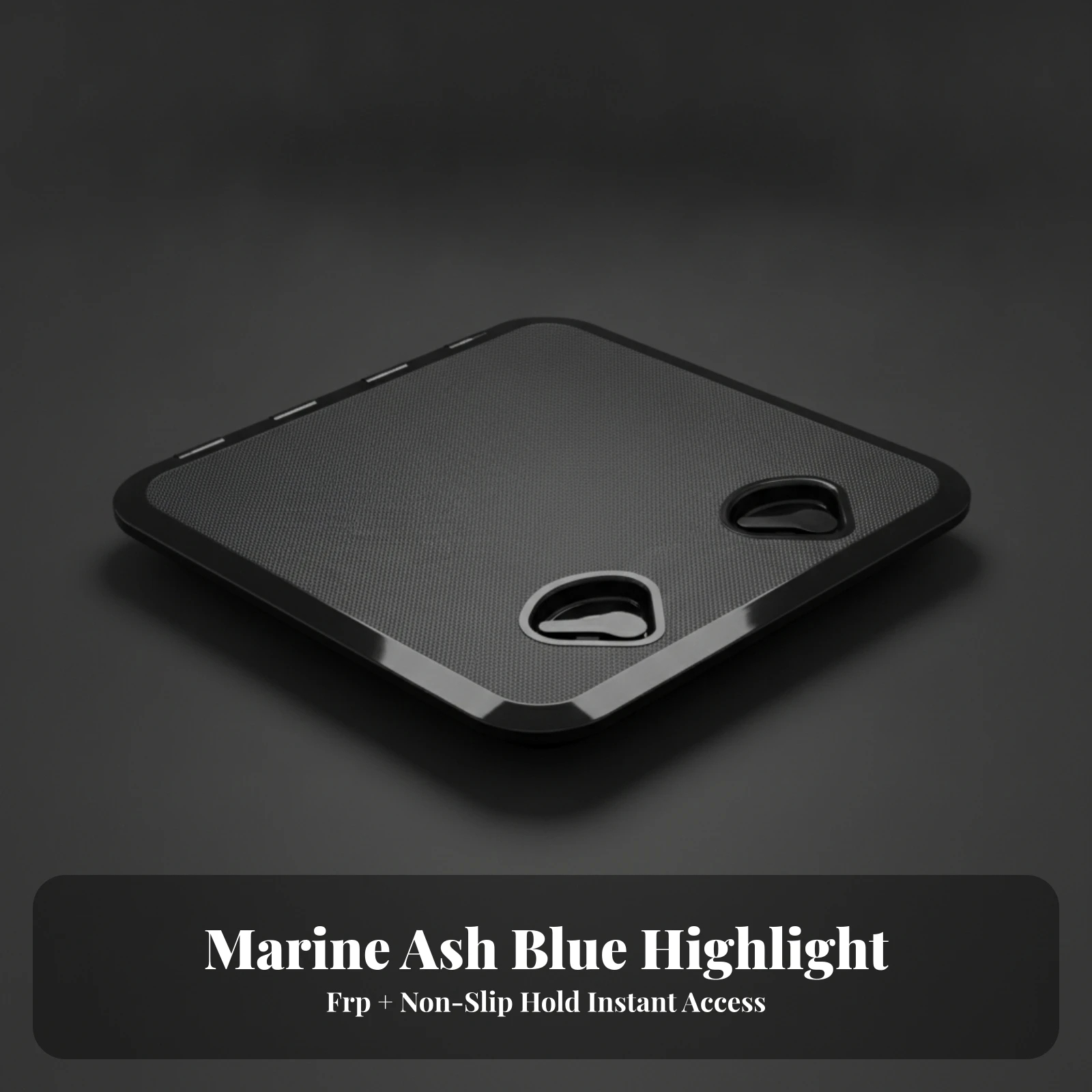 Fiberglass Hatch Cover with Recessed Handles Anti-Slip Marine Deck Hatch Cover Flush Pull Handle Flush-Mount Hardware Sturdy view 3