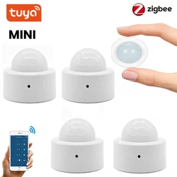 Sensor de movimiento Tuya ZigBee PIR, automatización de cuerpo humano, Detector infrarrojo inalámbrico, Mini seguridad con Smart Life Gateway Hub, 1 ud.