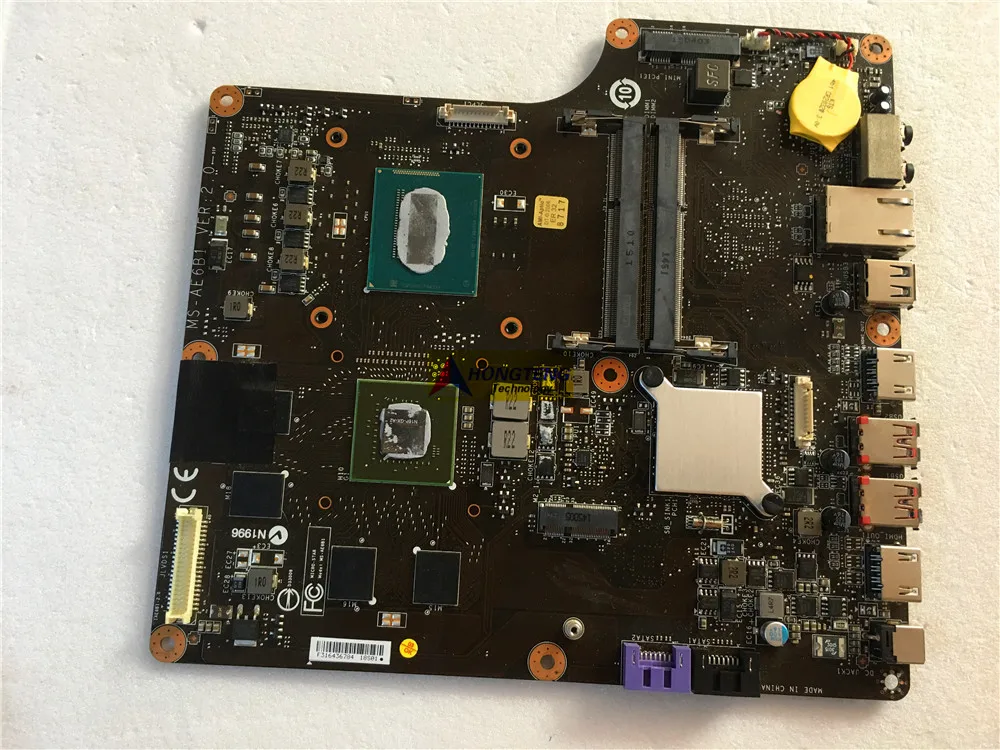 

Original ms-ae6b1 For MSI Gaming MS-AE6B ( 24GE 2QE-018RU) Motherboard With I7 CPU And Gtx960m 100% TESED OK