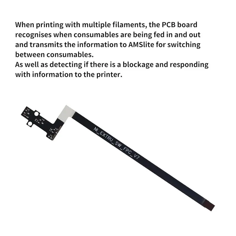 

AT82-2Pcs Feeded Hall Plate Strip Cable For Bambu A1/A1 Mini Series Hall Board Replacement