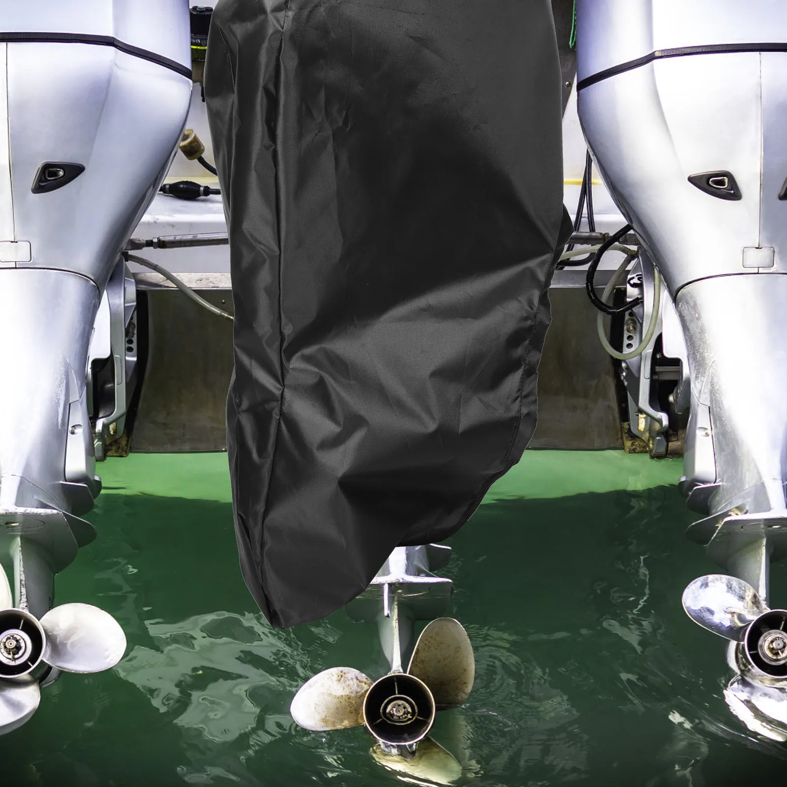 

Waterproof Outdoor Boat Motor Covers Durable Polyester Heavy Duty Full Coverage Outboard Engine Protection Outboard Motor Covers