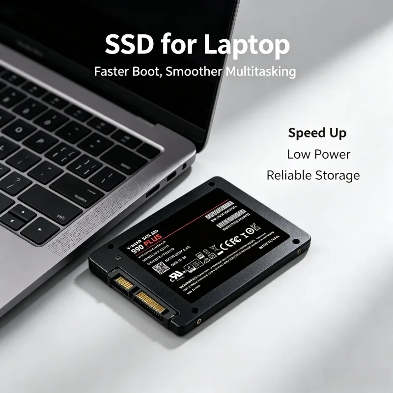 Internal Hard Drive HDD 990 PLUS, SATA3 2.5-Inch, 500GB/1TB/2TB/4TB, Solid State Disk SSD, Laptop, Desktop, Microcomputer.