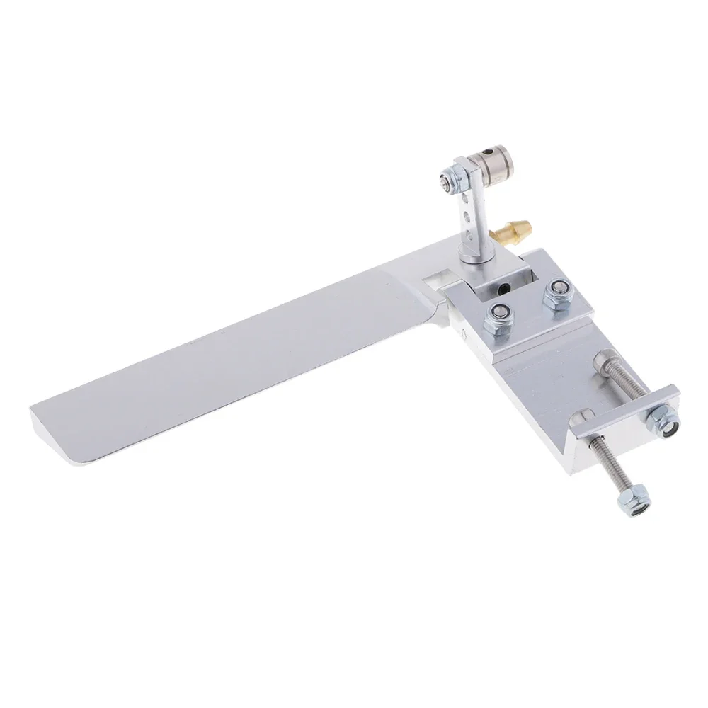 1 Stücke RC Boot Aluminiumlegierung Marke Neue 75mm 95mm Metall Saugwasser Ruder Für Fernbedienung RC Boote CNC Upgrade Teile