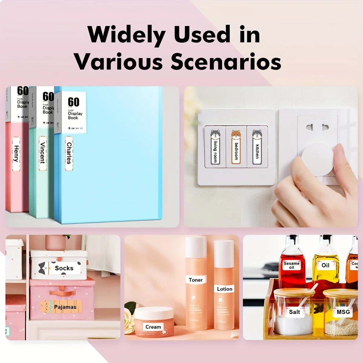M1 portable ink free Bluetooth mini thermal label printer, similar to D30P15 D11 D101 D110 printer, or corresponding consumables image 5
