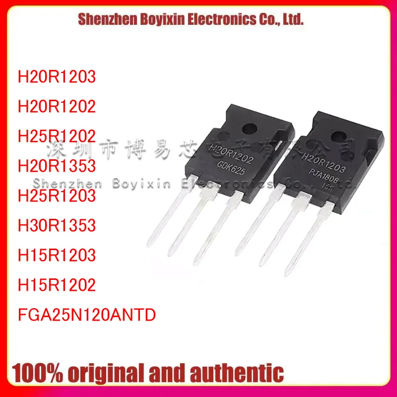 

H20R1202 H20R1203 H20R1353 H25R1202 H25R1203 H30R1353 H15R1203 H15R1202 FGA25N120ANTD Original Genuine plastic case