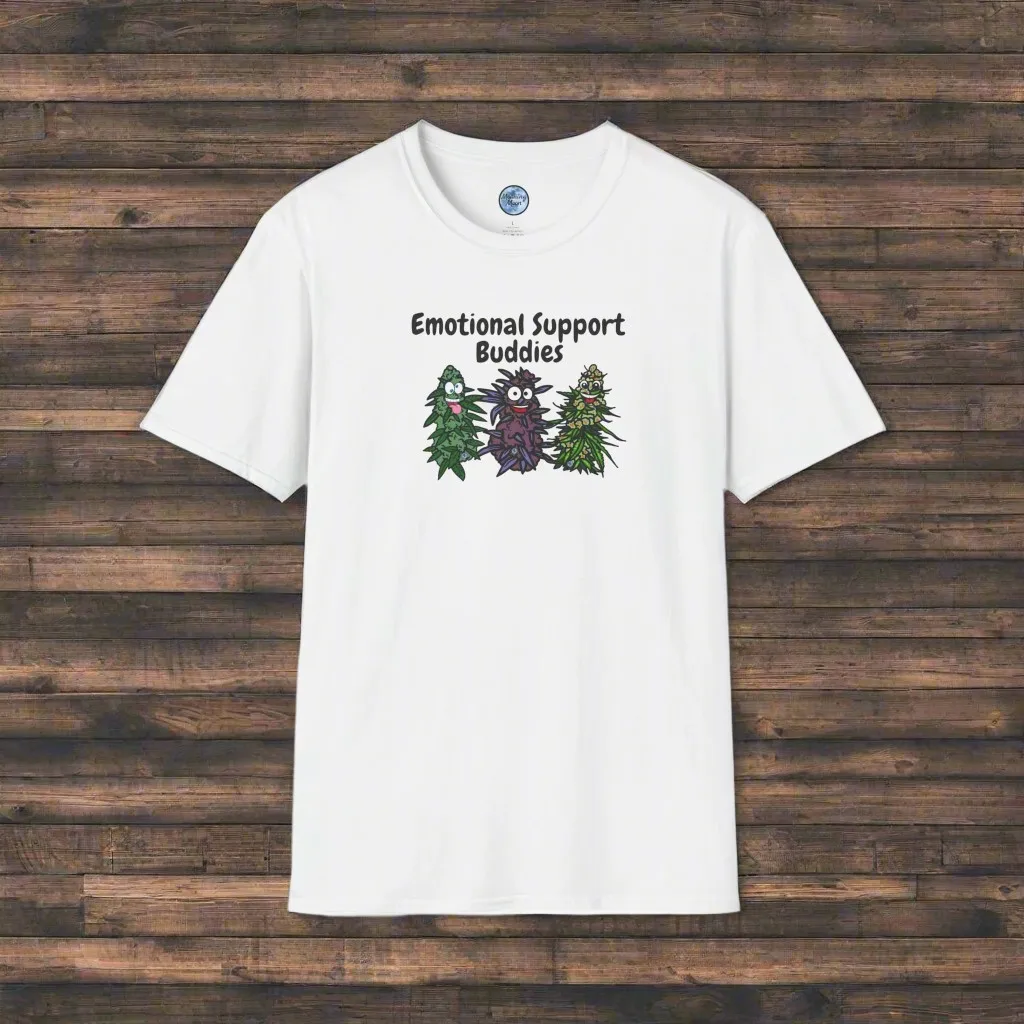 Emotional Support Buddies Men's Funny 420 Soft Style Classic Fit T-Shirt