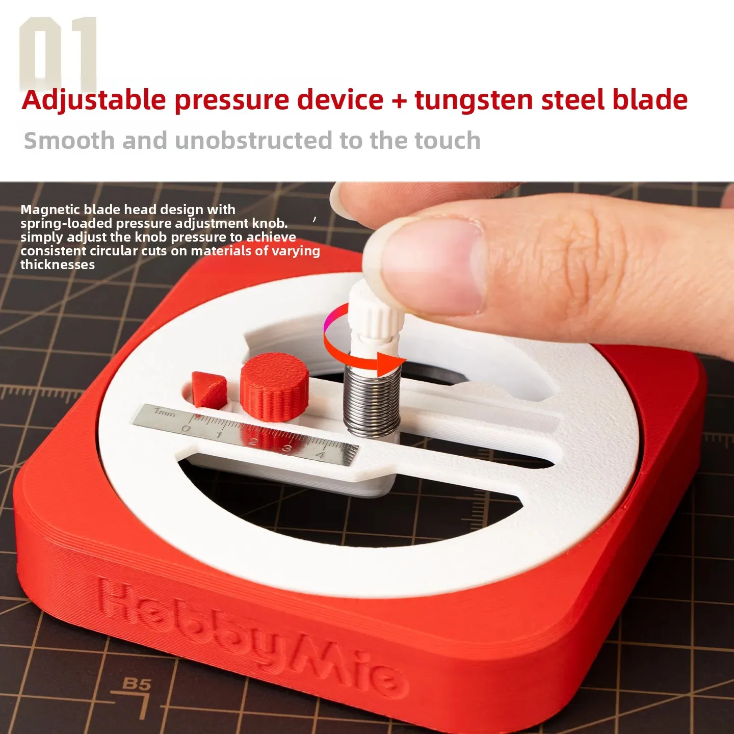 Precision Round Cutting Tool Circle Cutter 0.3mm for Accurate Model Craft and Hobby Work
