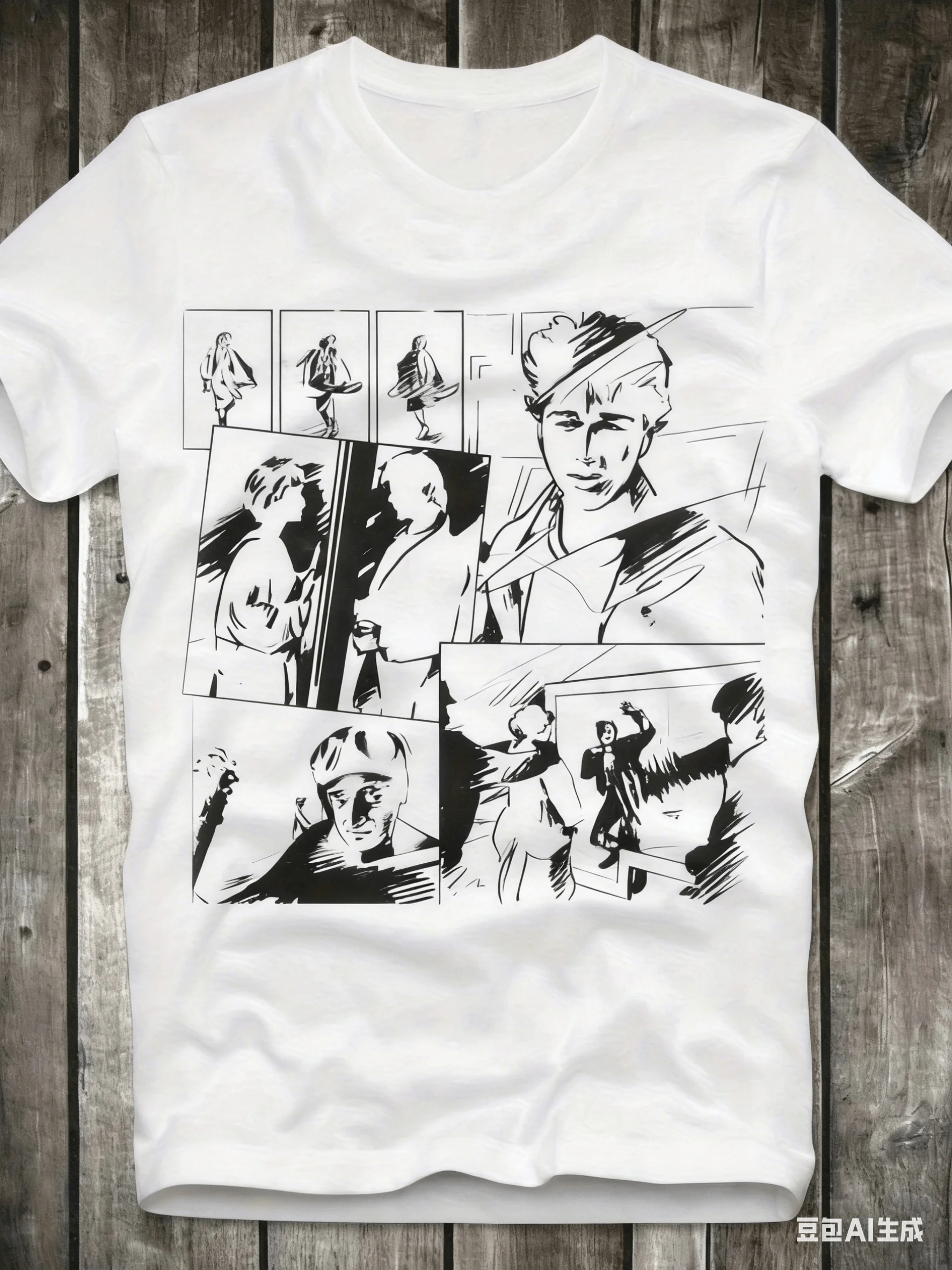 Men's Retro T-shirt Inspired By A-Ha Band in The 1980s - Retro Take on Me Printed Rock Fans Must Have Trendy Brand Men's T-shirt