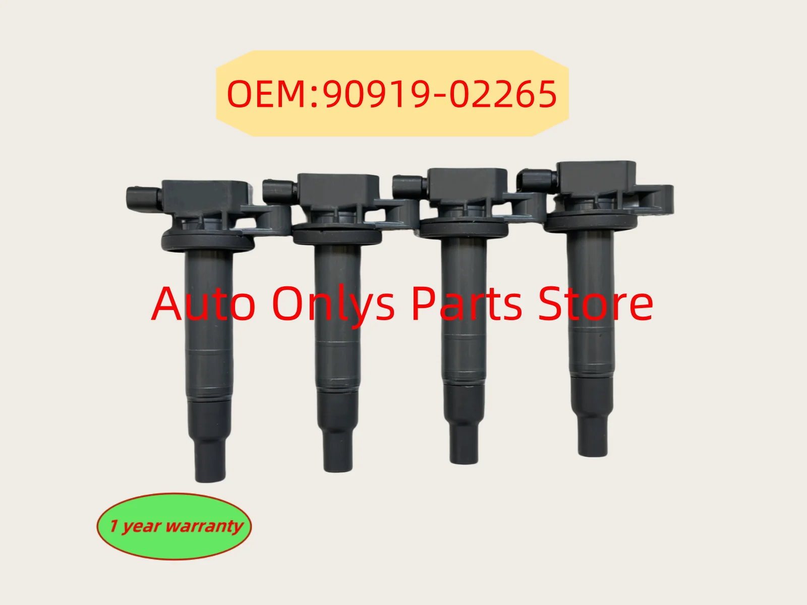

4 шт. 90919-02265 9091902240 Катушка зажигания 90919-02240 90919-02229 Для TOYOTA YARIS P1 P2 P9 P13 1.0 1.3 1.5 IQ PRIUS LIFTBACK