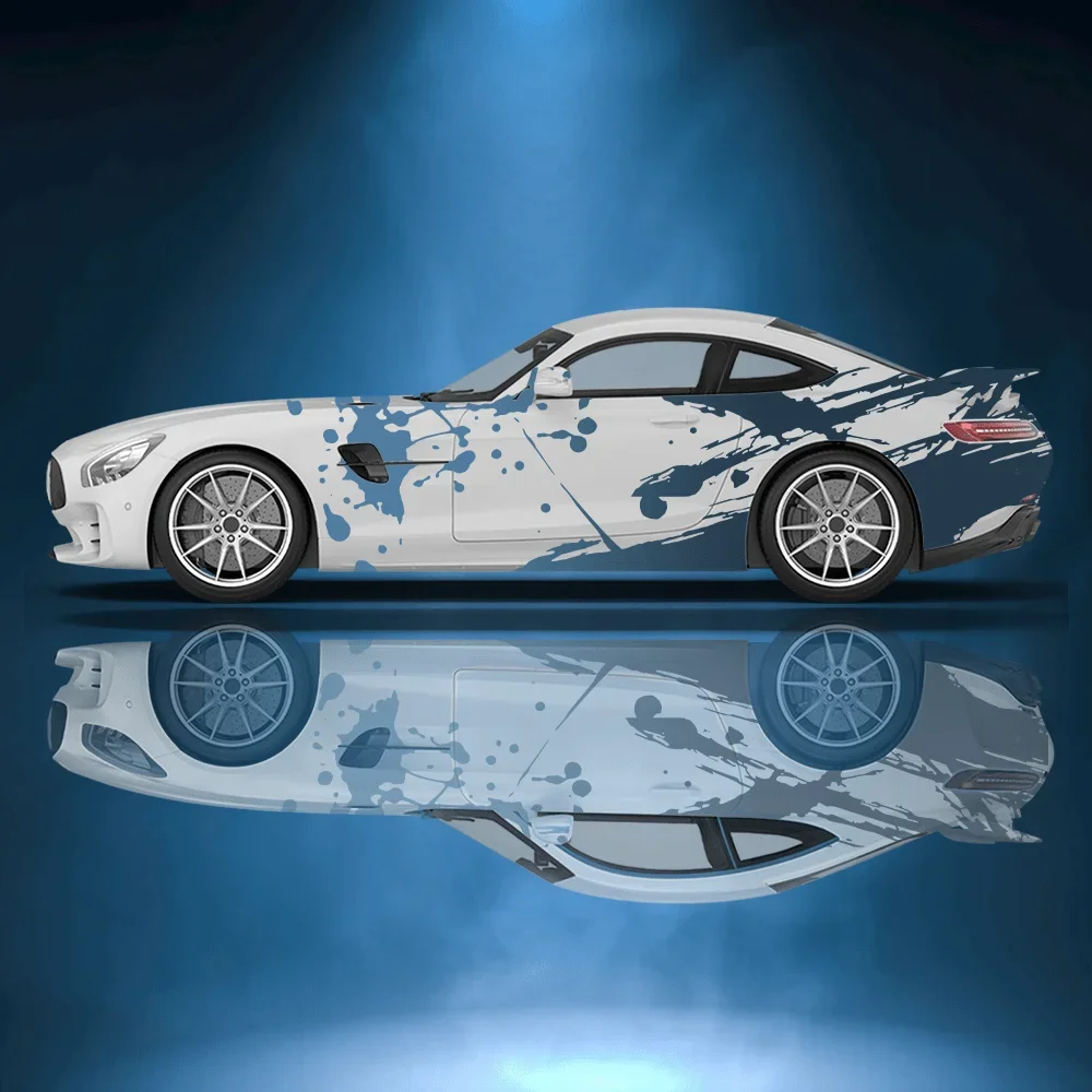 Custom Gradient Color Decal Sticker Car Sticker Full Body Wrap Decorative Scratch Protection Car Decal Waterproof Car Vinyl Wrap