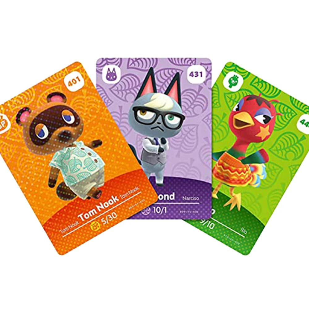 Animals Crossing New Cards Game High Quality NFC Cards Animal Cards Serie 5 413-448 Tags for NS Switch Wii Lite U Set