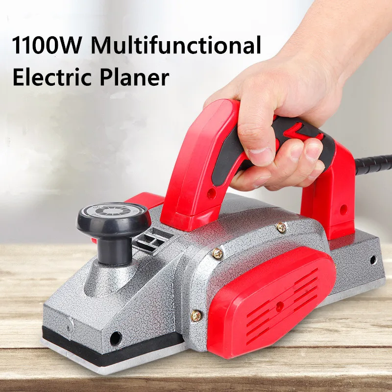 

1100W/10200W Electric Planer Carpentry Tools Woodworking Multi-function Household Handheld Plane Wood Cutting Planing Machine