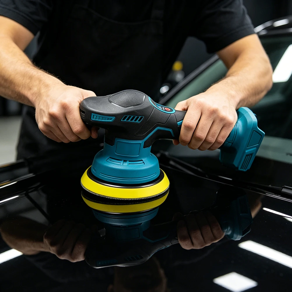 Wireless Car Polisher Machine Portable Car Detailing Buffer For Scratches Cordless-Freedom Home Driveway Car Maintenance Waxing