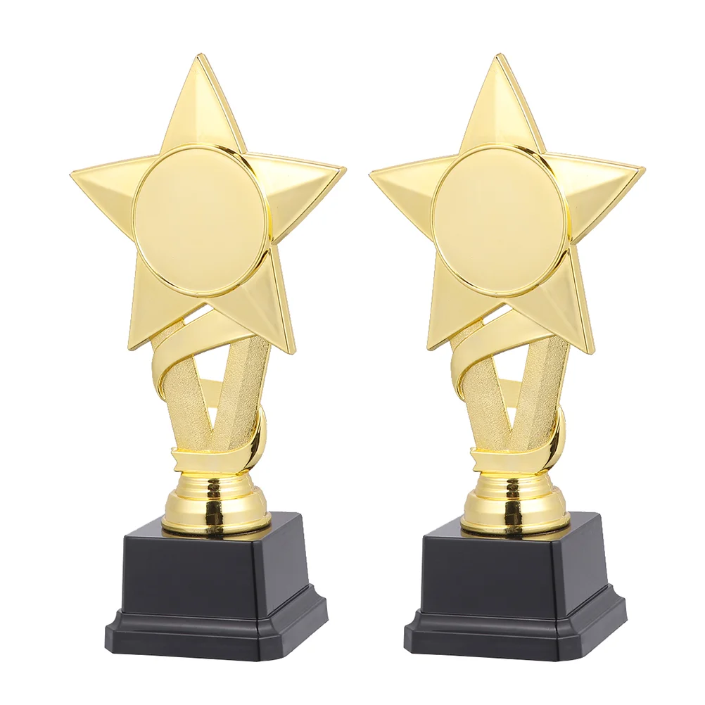 

2 Pcs Children's Trophy Cup Trophies Star Shape Sports Kids Award Game Ceremony Reward Prizes