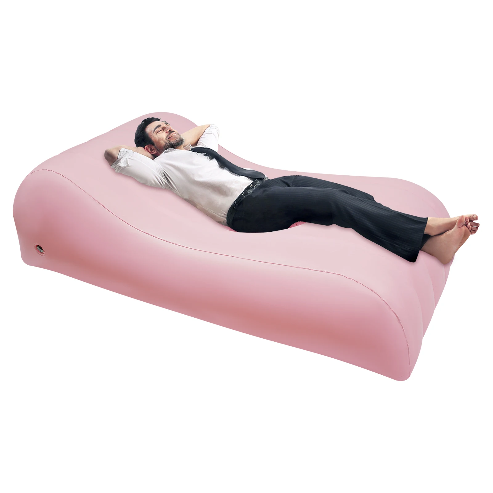 

Inflatable Air Mattress Sleeping Pad with Hole Butt Post Surgery Recovery BBL Bed Portable Camping Tent Air Cushion Picnic Mat