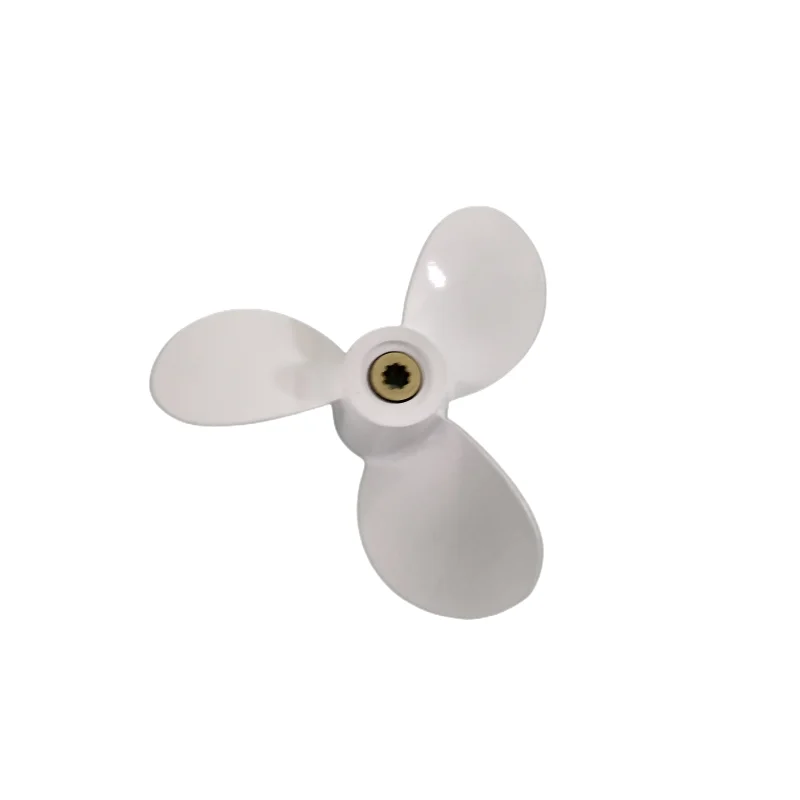 

Outboard Propeller Aluminum Alloy 9-Spline Teeth White R Rotation