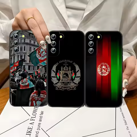 Afghan Afghanistan Flag Phone Case For Samsung Galaxy S23 S21 S22 S20 S30 Ultra Fe S10 S8 S9 Note 20 10 Pro Plus Back Cover