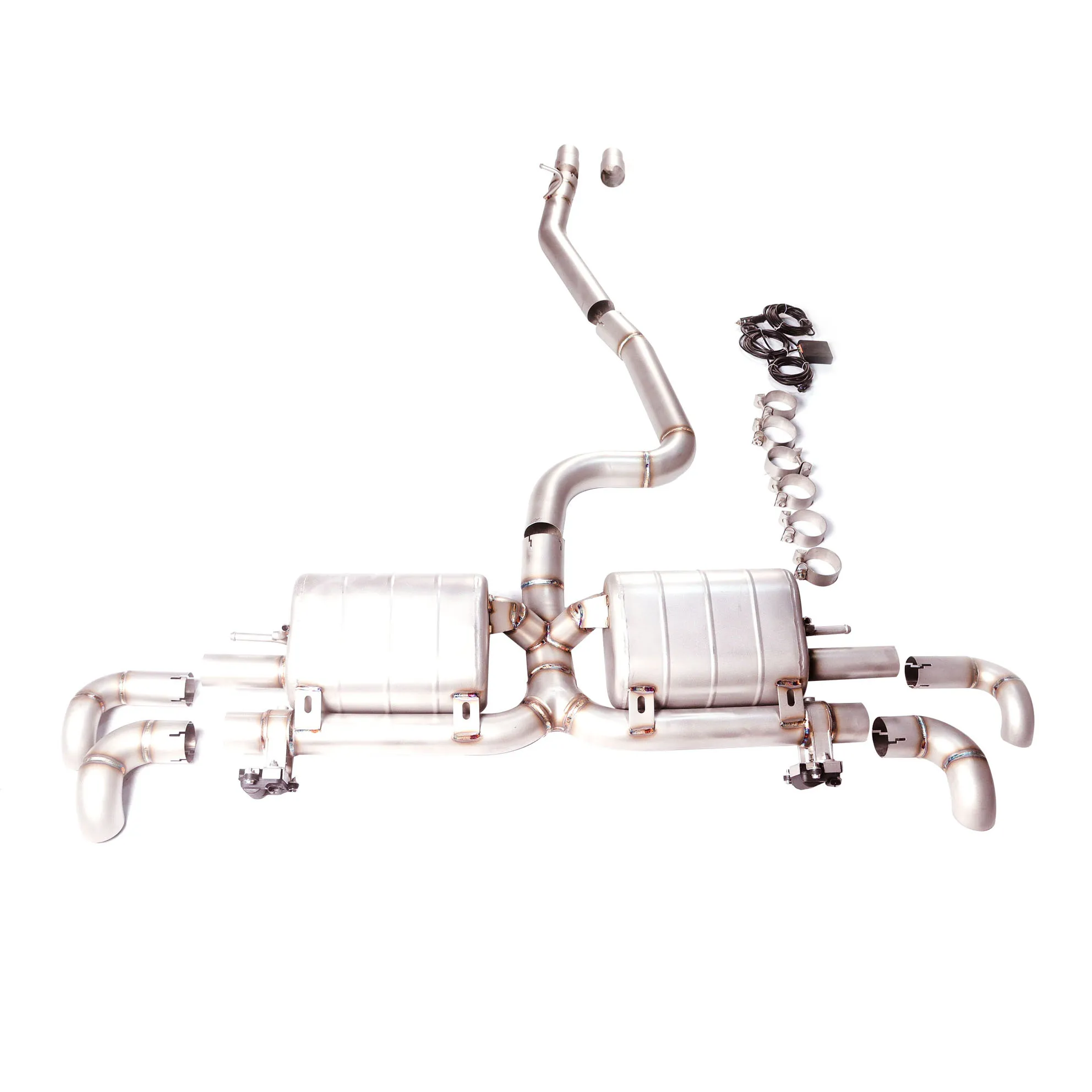 

【 Индивидуальный продукт 】 Подходит для 19-2023 Audi Q3 2.0T глушитель клапана выхлопной системы с обратной стороны без сварки