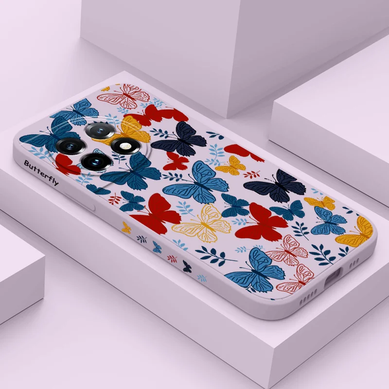 

Color Dance Phone Case For Oneplus 13 13R 12 12R 11 11R 10 10R 10T 9R 9RT 9 8T 8 7 7T Pro 5G Liquid Silicone Cover