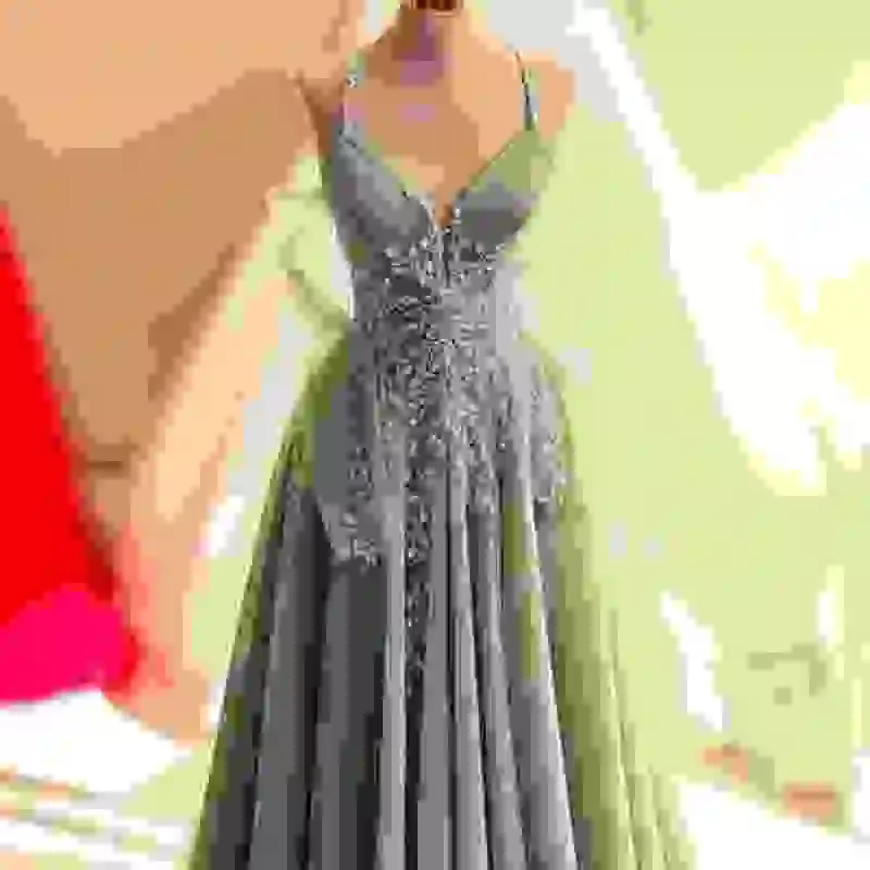 Vestido De fiesta verde oliva personalizado, vestidos De novia reales, apliques De encaje De cristal, bata hecha De cola larga